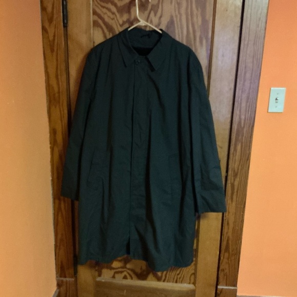 Vintage 1960s–70s Menswear All Weather Long Coat Single Breasted - Picture 9 of 12